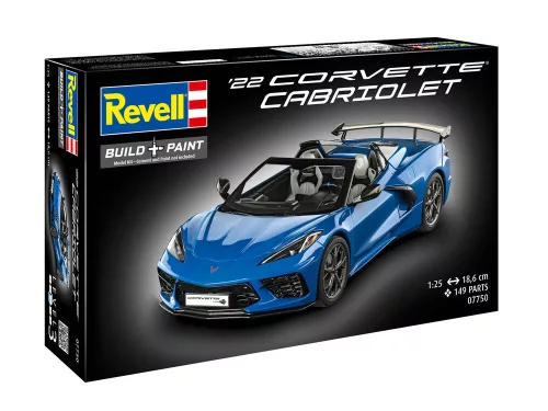 Revell Corvette C8 Cabriolet – 1:25 autó makett
