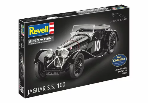 Revell Jaguar SS 100 – 1:32 autó makett