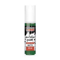   Pentart Matt zöld színű akrilfesték - hobbi festék 20 ml 1