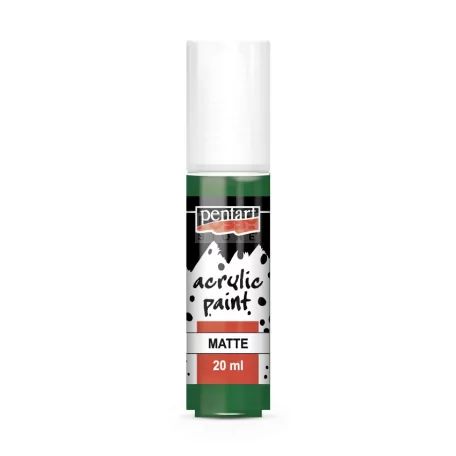 Pentart Matt zöld színű akrilfesték - hobbi festék 20 ml 1