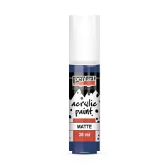   Pentart Matt sötétkék színű akrilfesték - hobbi festék 20 ml 1148