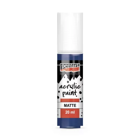 Pentart Matt sötétkék színű akrilfesték - hobbi festék 20 ml 1148