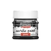 Pentart fényes akrilfesték - fekete 50 ml