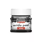 Pentart Fényes fekete színű akril bázisú hobbi festék 50 ml