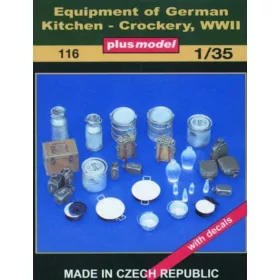   Plus Model Küchenzubehör Deutschland WWII – dioráma kellék makett