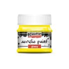 Pentart Fényes sárga színű akril bázisú hobbi festék 50 ml