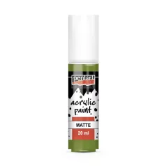   Pentart Matt oliva színű akrilfesték - hobbi festék 20 ml 117