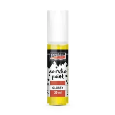   Pentart Fényes sárga színű akril bázisú hobbi festék 20 ml