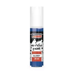   Pentart Fényes kék színű akril bázisú hobbi festék 20 ml