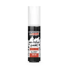   Pentart Fényes fekete színű akril bázisú hobbi festék 20 ml