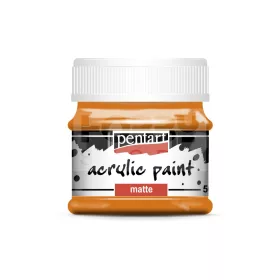 Pentart matt akrilfesték - narancs 50 ml