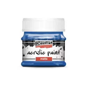 Pentart matt akrilfesték - kék 50 ml