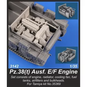   CMK Pz.38(t) Ausf. E/F Engine Set - Pz.38(t) Ausf. E/F – motorkészlet