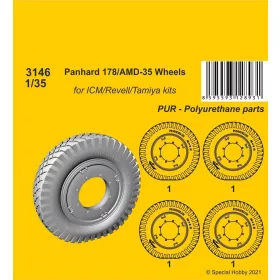 CMK Panhard 178/AMD-35 Wheels - kerékkészlet