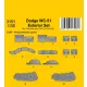 CMK Dodge WC-51 Stowage and Seat Cushions  / for Zvezda and other kits - Dodge WC-51 / Zvezda és más makettekhez – málha- és üléspárnák