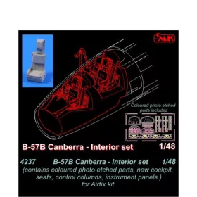   CMK Martin B-57B Canberra - interior set AIR - belsőtér-részletező készlet, Airfix maketthez