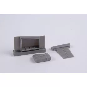   CMK Beaufighter Mk.IF Dinghy Box and Access Panel for Revell - Beaufighter Mk.IF mentőcsónak-rekesz és szerelőpanel – panel-/nyílásrészlet