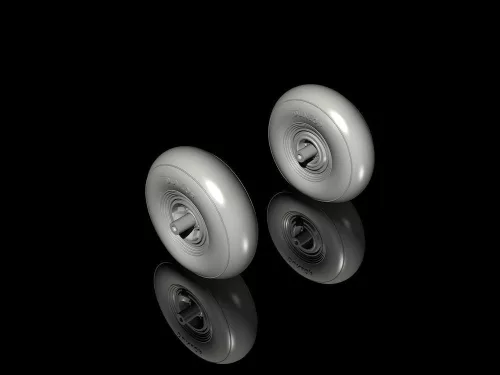CMK Blenheim Mk.I/IF Mainwheels /Smooth Tyre - sima futófelületű főfutókerekek