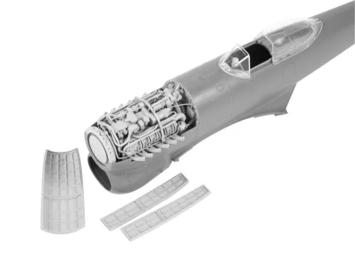 CMK Tempest Napier Sabre engine(upper half) - Napier Sabre motor felső része