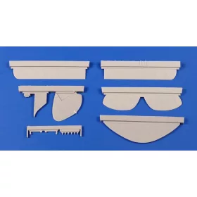 CMK DH.82 Tiger Moth Control Surfaces - kormányfelületek