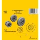 CMK F-4B Phantom Wheels (from Tamiya kit) - kerékkészlet