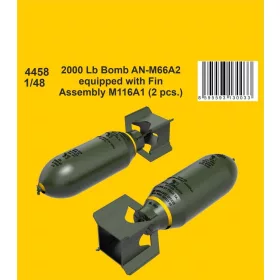   CMK 2000 Lb Bomb AN-M66A2 equipped with Fin Assembly M116A1 (2 pcs.) - AN-M66A2 2000 fontos bomba M116A1 vezérsíkegységgel – 2 db