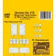 CMK Dornier Do 17Z - Wing Fuel Tank Panels & Filler Caps (2 pcs.) 1/48 - szárny-üzemanyagtartály panelek és betöltőnyílás-sapkák, 2 db