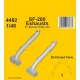 CMK SF-260 Exhausts  / for SH kits - kipufogócsonkok, Special Hobby maketthez