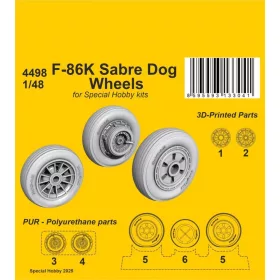 CMK F-86K Sabre Dog Wheels - kerékkészlet