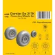 CMK Dornier Do 217 Wheels Correction Set for ICM - Dornier Do 217 korrekciós – kerékkészlet