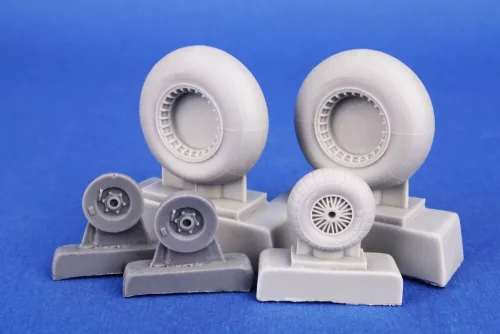 CMK Dornier Do 217 Wheels Correction Set for ICM - Dornier Do 217 korrekciós – kerékkészlet