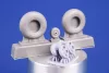 CMK Fairey Barracuda Wheels for Trumpeter - kerékkészlet