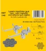 CMK Lewis machine gun (two - with ring/bead and reflector gun sights) for Airfix - Lewis géppuska – 2 db, gyűrűs és reflexiós célzókészülékekkel