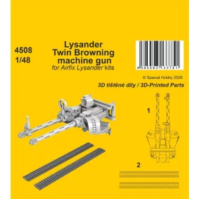   CMK Lysander Twin Browning machine gun for Airfix - géppuska