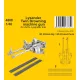 CMK Lysander Twin Browning machine gun for Airfix - géppuska
