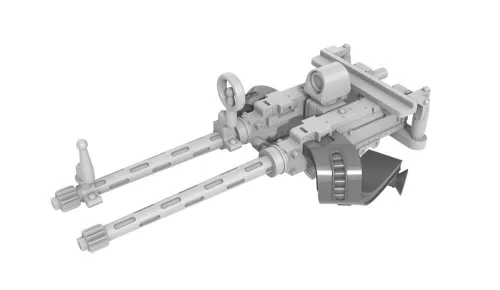 CMK Lysander Twin Browning machine gun for Airfix - géppuska
