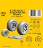 CMK A-20B/C/DB-7 Boston Mk.III Wheels for HK Models - kerékkészlet