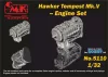 CMK Tempest-Engine Set for Special Hobby kit - motorkészlet