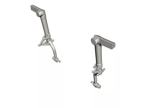 CMK P-51D Mustang Main Undercarriage Strengthened legs - megerősített főfutóműszárak