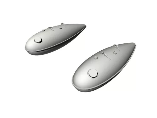 CMK P-51D Mustang Metal Drop Tank w/jutting filler neck(2 pcs) - fém póttartályok kiálló töltőnyakkal, 2 db
