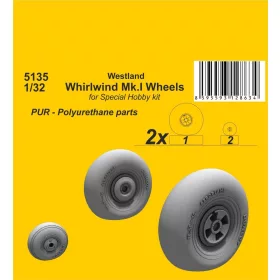 CMK Westland Whirlwind Mk.I Wheels - kerékkészlet