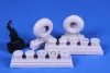 CMK DH.82 Tiger Moth Mainwheels and Tailskid (ICM kit) - főfutókerekek és farokcsúszó