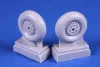 CMK Fiat CR.42 Main Wheels (ICM kit) - Fiat CR.42 fő (ICM makett) – kerékkészlet