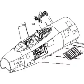   CMK F-86F sabre Interior Set - belsőtér-részletező készlet