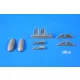 CMK Blenheim Mk.I"Finnish AF1.serie Fixed ty type Ski Undercarriage/f.Airfix kit - futómű