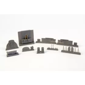 CMK Boeing B-17G-Cockpit Set f. Airfix kit - cockpitkészlet