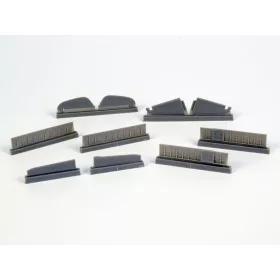   CMK P-40 Control Surfaces for SpecialHobbyKi - kormányfelületek