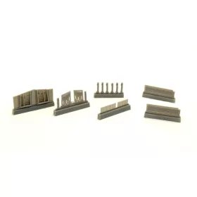   CMK P-40-Undercarriage Set(contains wheel structure and Canvas covers) - futóműkészlet kerékszerkezettel és vászonburkolatokkal