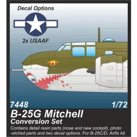  CMK B-25G Mitchell 75 mm Gun Nose Conversion Set - 75 mm-es orrfegyverzet, átalakító készlet
