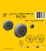 CMK Junkers Ju 88A/C Wheels Early Type (Revell kits) - kerékkészlet